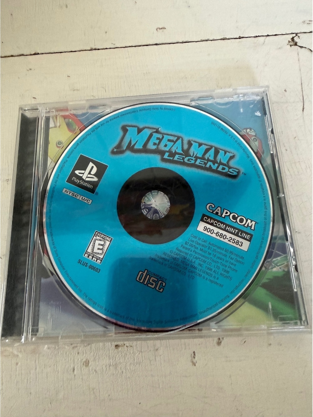 Mega Man Legends PlayStation 1 Game Disc with Case - Classic Action Adventure